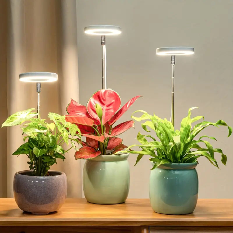 Indoor Garden Kit - LED-Wachstumslicht, Vollspektrum-Pflanzenlampe, verstellbar, dimmbar, Wachstumslampe, LED-Hydrokulturlampe