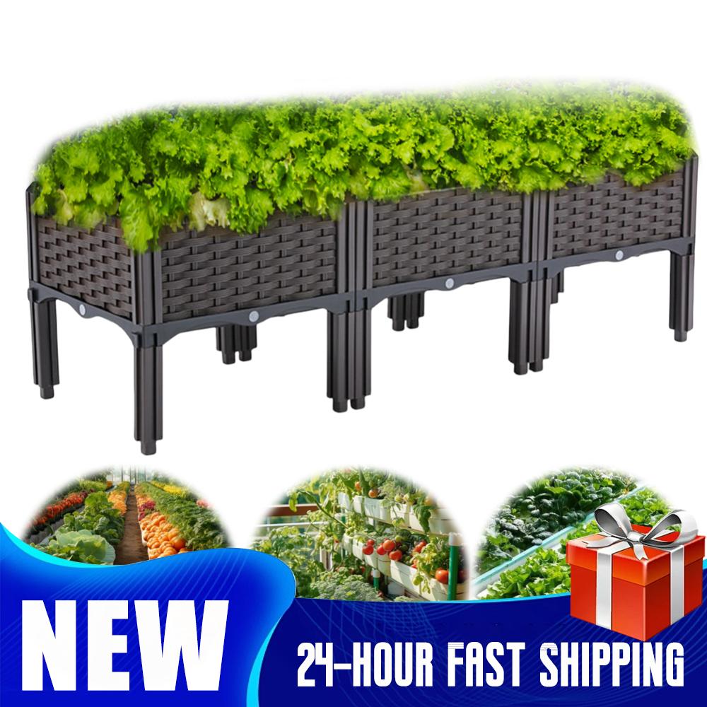 Self Watering Planter - Erhöhtes Gartenbeet mit Drainage und Selbstbewässerungssystem,